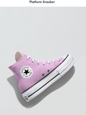 Converse Text Graphic Print - Black on White